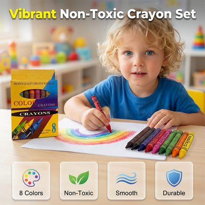 Non-Toxic Crayon Set for Kids