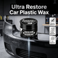 Car Plastic Scratch Remover and Restorer Wax with Sponge 30ml