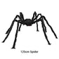 Hairy Spider with Large Web Halloween Outdoor Decoration