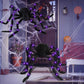 Hairy Spider with Large Web Halloween Outdoor Decoration