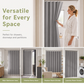 Waterproof Shower Curtain with Bottom Magnets & Hooks