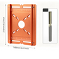 Aluminum Alloy Wood Router Slotting Bracket Guide Tool