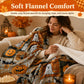 ⏳LAST DAY SALE 50%🎃Halloween Patchwork Flannel Blanket