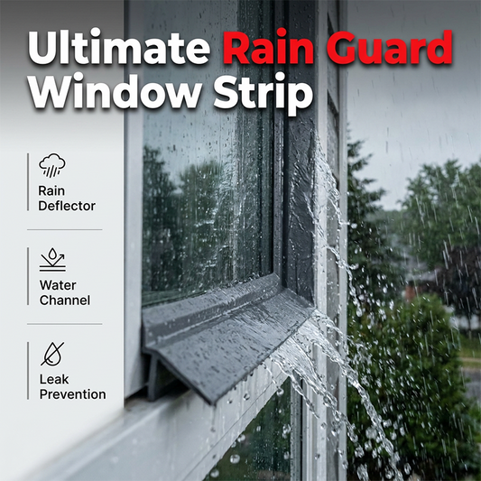 Flexible Window Crevice Rain Seal Barrier Strip