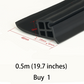 Flexible Window Crevice Rain Seal Barrier Strip