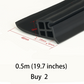 Flexible Window Crevice Rain Seal Barrier Strip