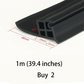 Flexible Window Crevice Rain Seal Barrier Strip
