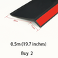 Flexible Window Crevice Rain Seal Barrier Strip