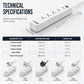 Versatile Multi-Outlet Power Strip