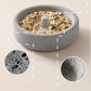 2-in-1 Volcanic Rock Bird Food Bowl & Beak Grinder