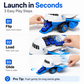 Transforming Track Airplane Toy Set for Kids