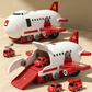 Transforming Track Airplane Toy Set for Kids