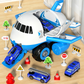 Transforming Track Airplane Toy Set for Kids