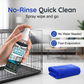 Dog Crate Surface Cleaner Spray with Towel