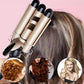 3-Barrel Curling Iron with Adjustable Temperature