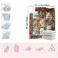 Cozy 9-Panel Sleeping Cats Pattern Blanket