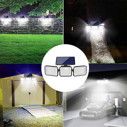 ⏳Limited-time 40% off⏰3-Head Solar Security Light with Motion Sensor