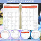 2026-2030 Monthly Planner Cute Highland Cow