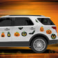 Glow in Dark Halloween Car Stickers