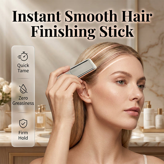 ✨💇‍♀️ Portable Hair Finishing Stick with Comb – Flyaway Smoothing & Baby Hair Style