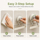 Suction Cup Kitchen Paper Towel Holder