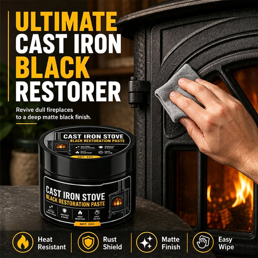 Cast Iron Stove Black Restoration Paste