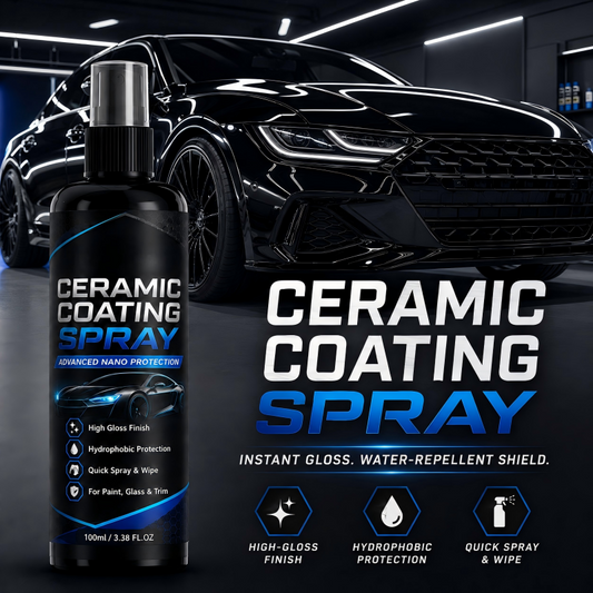🔥 LIMITED TIME 50% OFF! 🚘 Nano Ceramic Coating Spray – Ultimate Shine & Water Repellent Protection