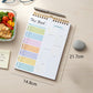 Weekly Meal Planner Notebook