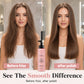 Hair Straightening Cream with Built-in Comb