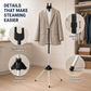 👔50% OFF NOW! Adjustable Garment Steamer Stand, Foldable Tripod Clothing Hanging Holder, Stable Height‑Adjustable Support for Home Steam Ironing & Garment Care