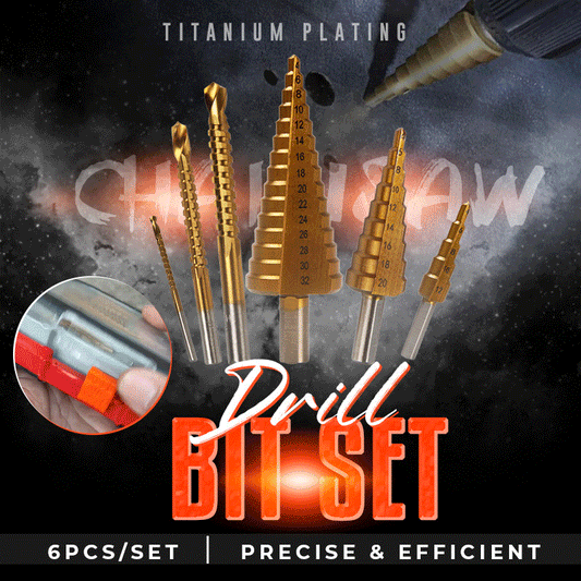 🔥Titanium Plating Drill Bit Set（6pcs）