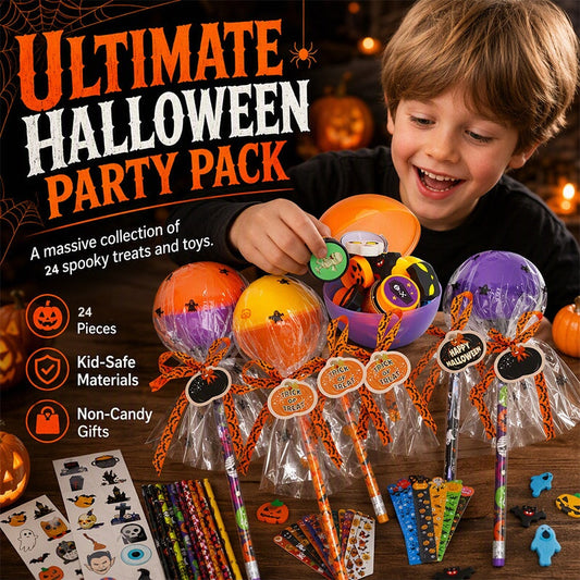 💥Halloween Sale: 49% OFF🎁Halloween Party Toy & Stationery Assortment Set