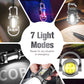 Portable Rechargeable Bright Keychain Flashlight