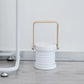Portable Lantern Lamp With Wooden Handle