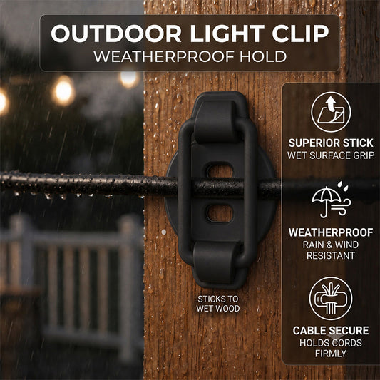 Outdoor Secure String Light Clips