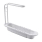 Kitchen Telescopic Sink Shelf Drainer Rack Storage Basket