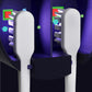 Smart Toothbrush Holder for Bathroom, Automatic UV Toothbrush Sanitizer with USB Rechargeable Design, Infrared Sensor & Wall Mounted Toothbrush Organizer for Electric, Manual & Most Toothbrush Types