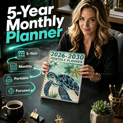 Spiral 2026-2030 Monthly Planner