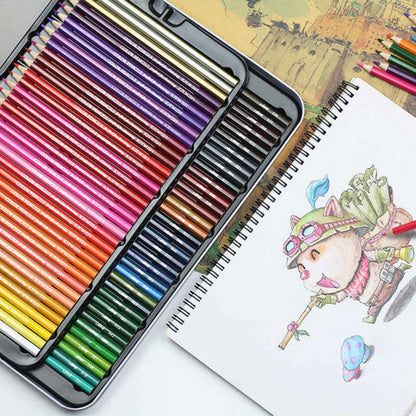 💥 Last Day! Special Sale 🎁48 Colors Pencil Set Oily Colored Painting Pens🎨