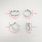 10PCS Stainless Steel Halloween Cookie Cutters