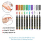 10-Color Temporary Tattoo Markers Set