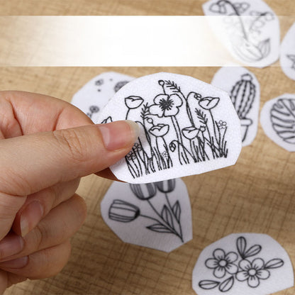 Water-Soluble Embroidery Stabilizer Pattern Kit