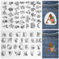 Water-Soluble Embroidery Stabilizer Pattern Kit