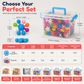 Kids 3D Interlocking Snowflake Building Blocks