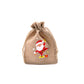 Christmas Burlap Gift Bags with Drawstring