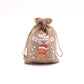 Christmas Burlap Gift Bags with Drawstring