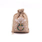 Christmas Burlap Gift Bags with Drawstring