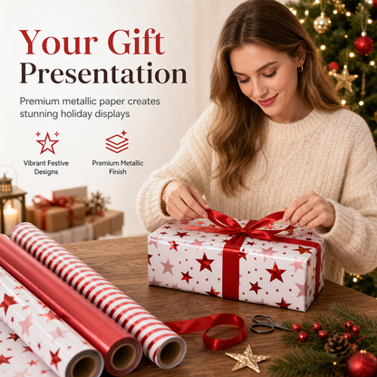 🎁Early Christmas Sale 50% OFF🔥Christmas Wrapping Paper Roll