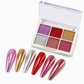6 Colors Nail Pigment Powder for Nail Art