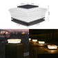 Solar-Powered LED Post Cap Light